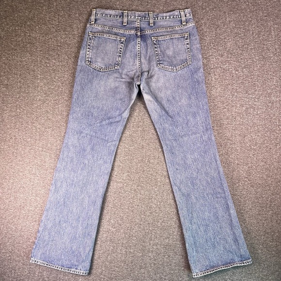 Vintage Y2k GAP Sidewinder Jeans Womens 10 Blue Button Closure Bootcut 32.5x31.5 - Picture 9 of 11